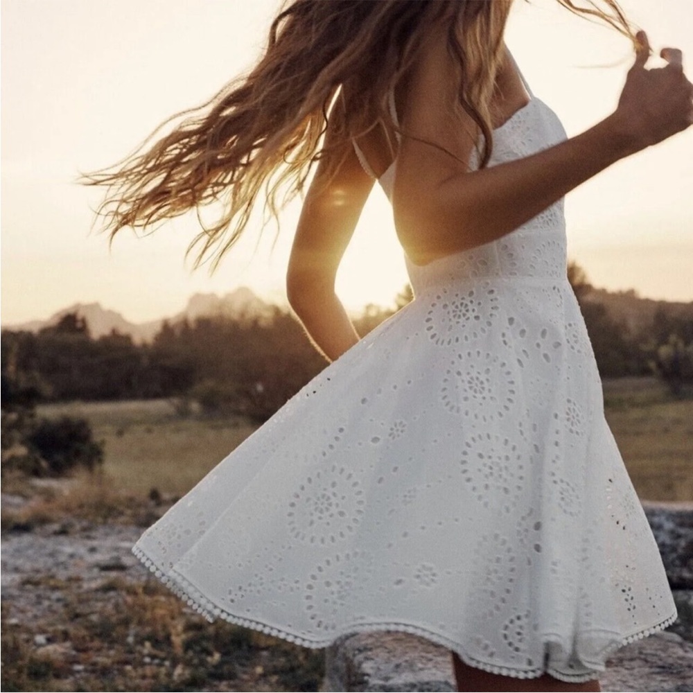 NWT $89 Zara white dress size S 2784/019 - Picture 3 of 13